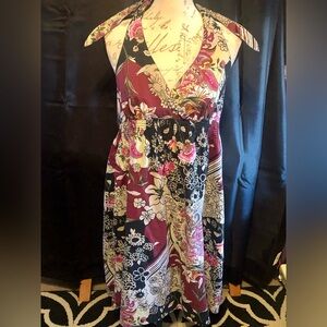 No Boundaries XL Cotton Halter Dress